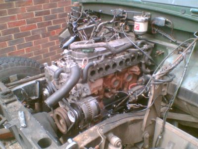 left side 200tdi in a Series Land Rover