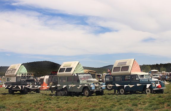 Land Rover Dormobiles at overland expo 2013