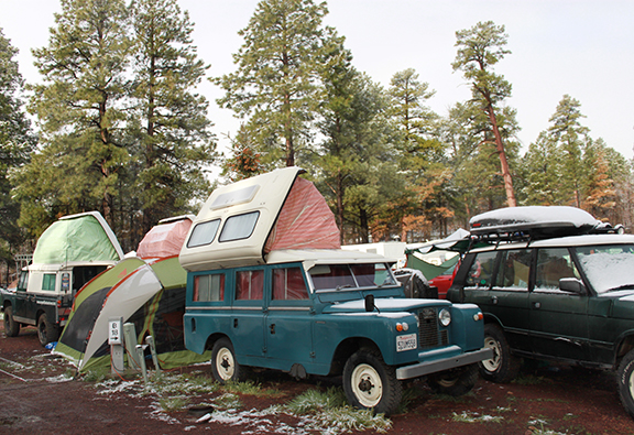 Land Rover Dormobiles at Overland Expo