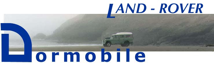 Land Rover Dormobile on the beach