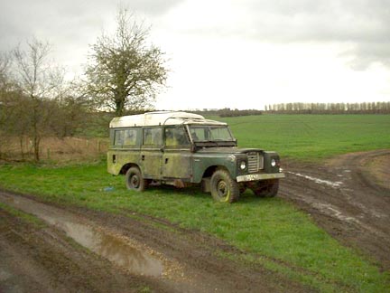 Moved Land Rover Dormobile
