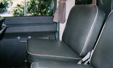 The right hand rear seat in normal position