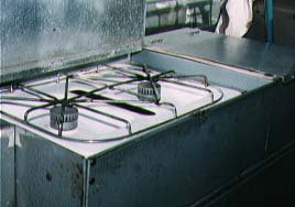 Early 1970's Land Rover Drmobile Calor stove