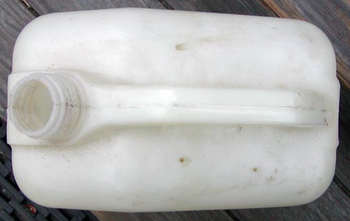 Top of a Dormobile water bottle