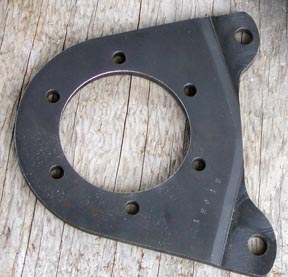 Backplate for Series Land Rover disk brake conversion