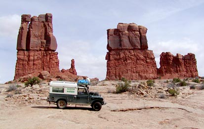 Land Rover Dormobile in Moab