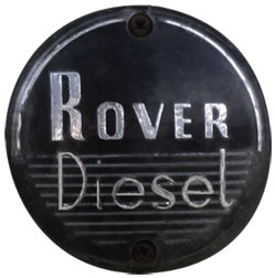 Land Rover diesel badge