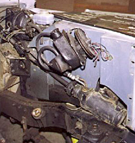 Bob's Land Rover steering shaft