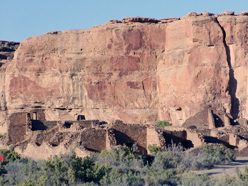 Peublo Bonito anasazi ruins