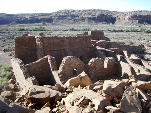 Peublo Bonito anasazi ruins
