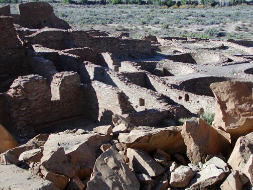 Peublo Bonito anasazi ruins