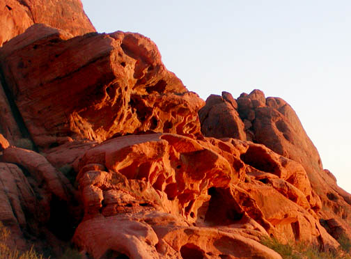Valley of fire at dawn