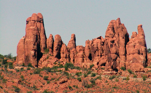 Rocks at Arches National Park