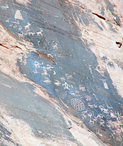 Valley of fire petroglyphs